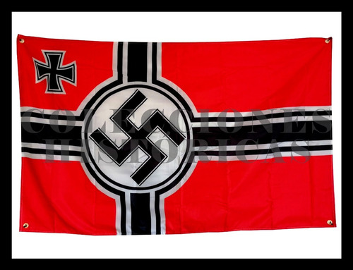 Bandera Segunda Guerra Mundial Kriegsmarine +envío Gratis | Cuotas sin  interés