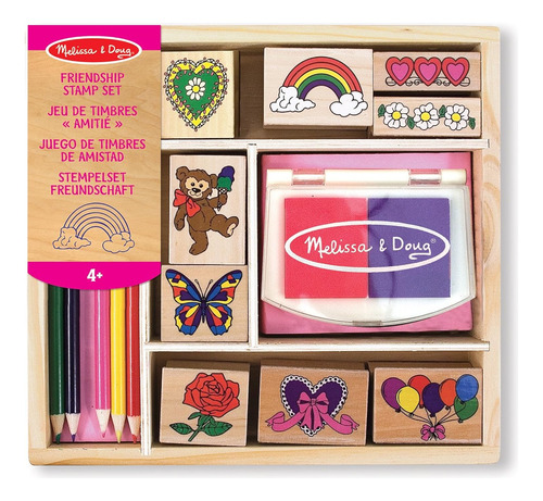 Melissa & Doug Juguete De Sellos De Amistad, Set De Sellos