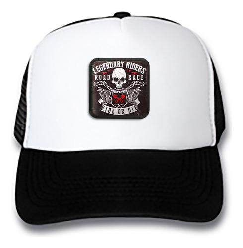 Gorra Trucker Motor Club Moto Motorcycle Ride Or Die Mot15