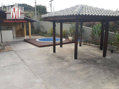 Linda Chácara Com Escritura, 03 Dormitórios, Vista Deslumbrante, Pertinho Da Cidade, À Venda, 1960 M² Por R$ 520.000 - Pedra Bela/sp - Ch0499