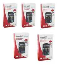 Comprar Kit 5 Calculadoras Eletrônica Cor Sortida 8 Dígitos Classe