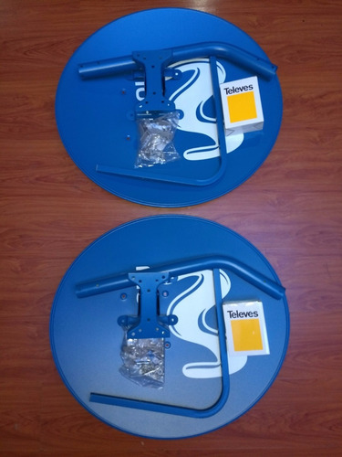 2 Antenas Satelitales X 60 Cmts C/u Lnb Movistar