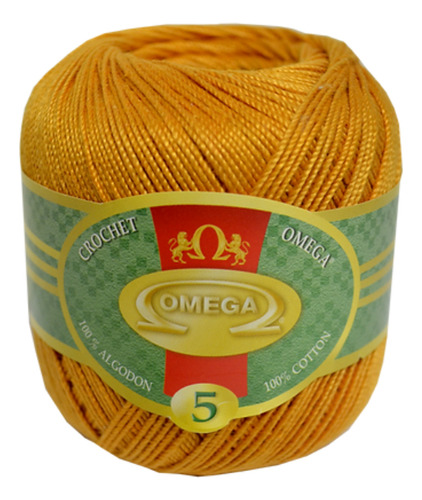 Hilo Crochet Omega #5, Algodón (12 Pzs) Colores A Elegir