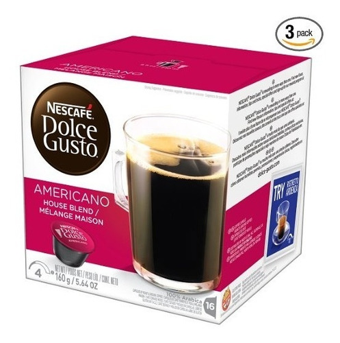 Nescafé Dolce Gusto Cápsulas De Café - Americano - 48 Vainas