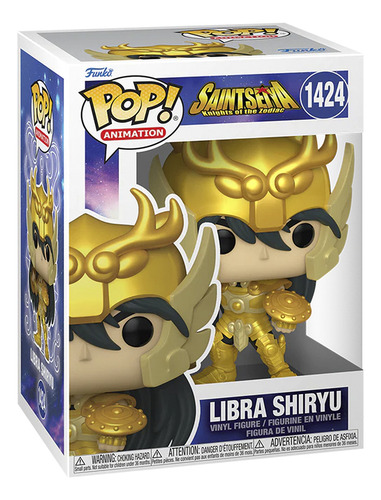 Funko Pop Saint Seiya - Libra Shiryu Armadura Dorada 1424