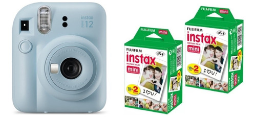 Cámara Instantánea Fujifilm Instax Mini 12 + 40 Fotos 