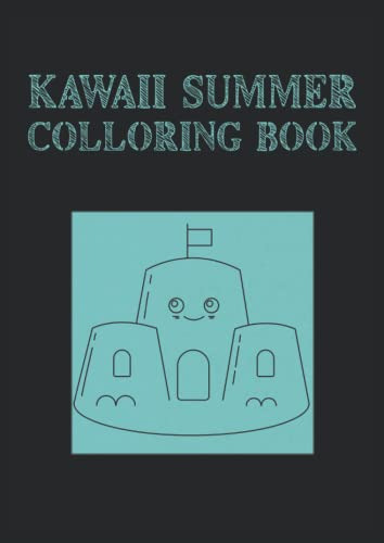 Kawaii Summer Coloring Book: Libro De Colorear De Verano De