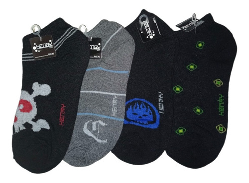 Tin Para Caballero (12 Pares) Diferentes Diseños
