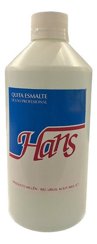 Quita Esmaltes Común Y Gel Con Acetona Millen Hans 250ml