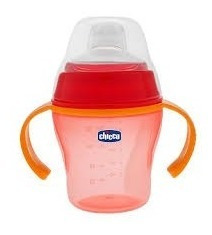 Vaso Antiderrame Chicco Con Asas Pico Silicona + 6 Meses