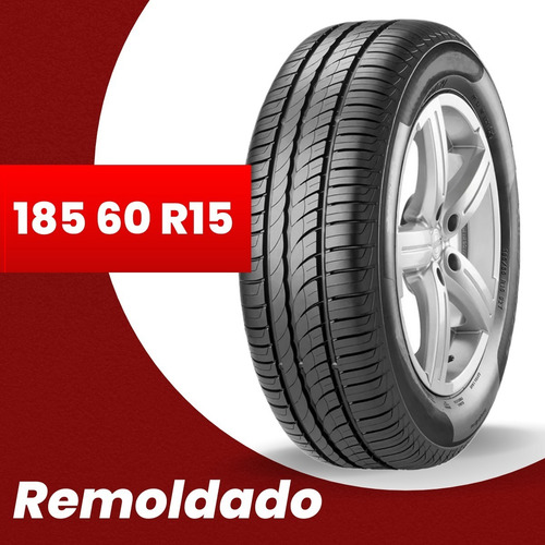 4x Pneu 185 60 15 Remold Gol Sandero Onix Prisma Versa Agile