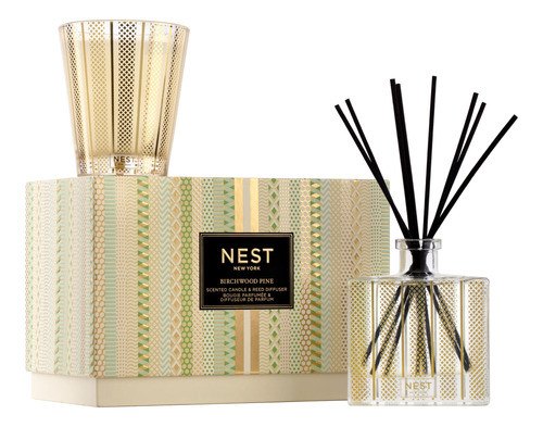 Nest New York Birchwood Pine Classic - Juego De Velas Y Dif.