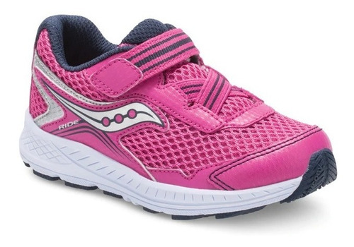 Zapatilla Niña Saucony Ride 10 Jr Pink/silver