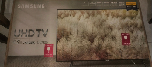 Pantalla Televisión Smart Tv Samsung 43 Au7000 Uhd