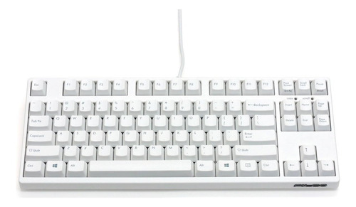 Teclado Mecánico Filco Majestouch 2 Tkl Hakua Marrón Cherry