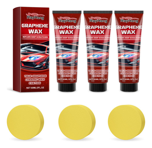 Cq Cera For Reparar Rayones Del Auto 60ml*3