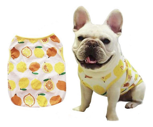 Pet Dog Summer Vest, Cute Teddy French Bulldog Dog 100%...
