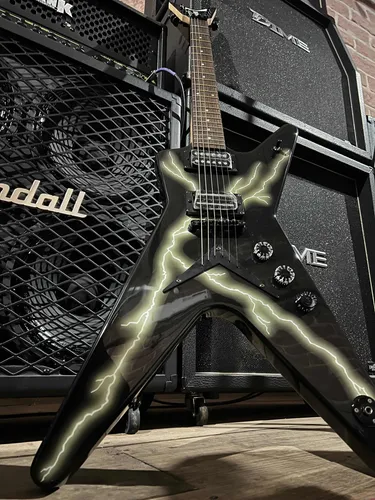 Guitarra Dean Dimebag Black Bolt Ml Com Locknut Novo