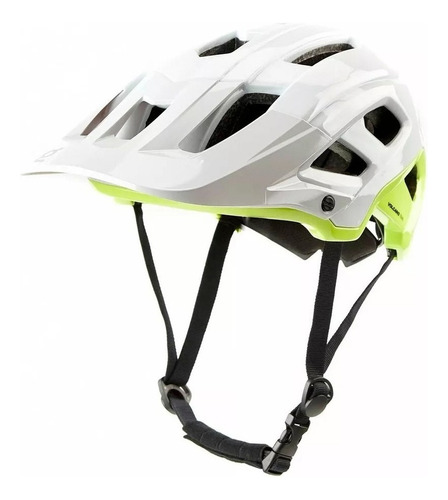 Casco Bicicleta Mtb Enduro Xco Gud Volcano Ciclismo Color Blanco Talle L