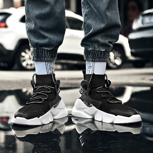 Hombre Moda Net Zapatos Calcetines Zapatos Hombre Moda Net Zapatos Calcetines Zapatos