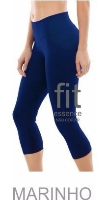 Calça Corsário Legging Fuso Poliamida Academia Ginástica