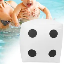 Comprar Juguete De Piscina Dados Inflables Gigantes 40 Cm Blancos