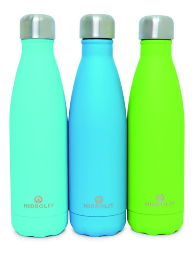 Imagen 3 de 3 de Botellas Térmicas Varios Colores Hidrolit 500ml