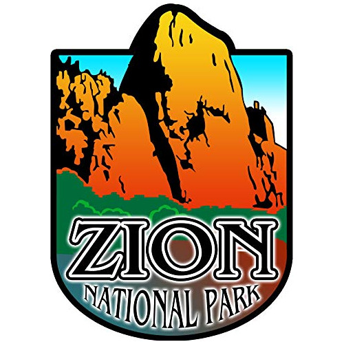 **calcomanía De Zion National Park Auto O Caravana, Di...