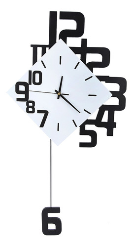 Reloj Colgante De Pared De Hierro Forjado De Estilo Nórdico