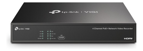 Nvr Ip 4 Canales Poe+ Tp-link Vigi Nvr1004h-4p(un)