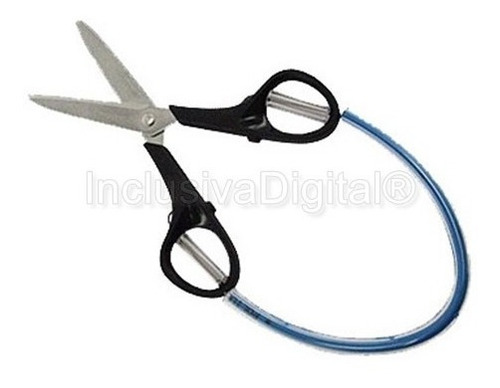 Imagem 2 de 3 de Tesoura Adaptada Tipo Mola Para Deficientes