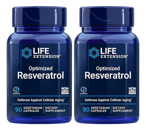 Resveratrol Pack 2 - 90 Capsule - - Unidad A $7666