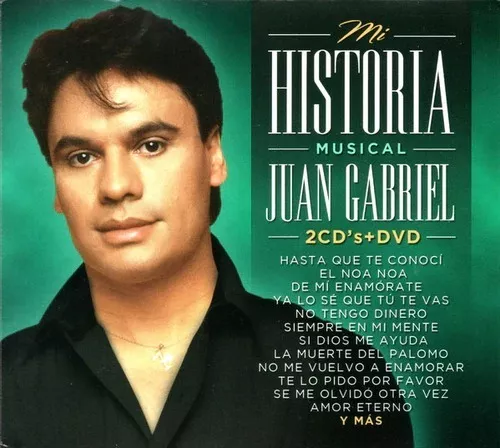 Juan Gabriel - Mi Historia Musical - (2 Cd + Dvd) - Nuevo | MercadoLibre