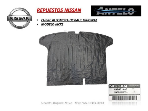 Cubre Alfombra De Baul Original Nissan Kicks Super Oferta!!