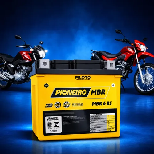 Bateria Mbr 6ah 125150 Cg Titan Biz Nxr Bros Fan Xre300