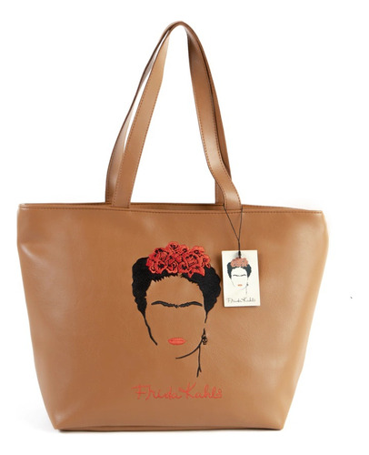 Cartera Frida Kahlo Orig Shopping Emroidey Cara Suela 2313