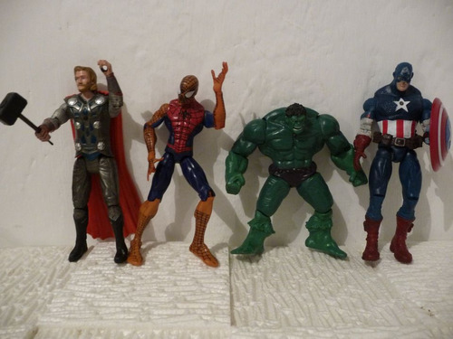 Juguetes Avengers Articula-bles Usados En Buen Estado