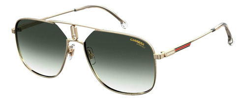 Gafas De Sol Rectangulares Carrera, Verde Dorado, 59 Mm, 17 