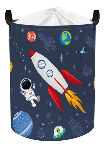 Clastyle Cesta De Lavandera De Astronauta Cohete De 45l Para