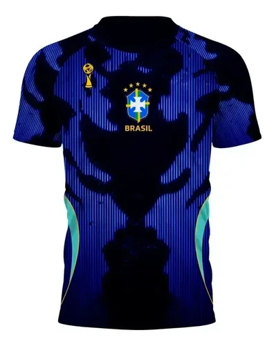 Camisa Camiseta Seleção Brasileira Copa Mundo Personalizada - foto 1