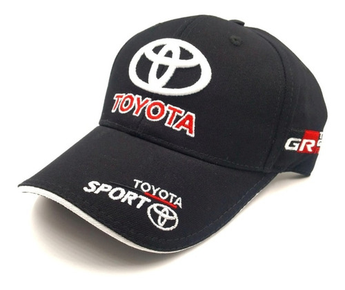 Toyota Gorra Hombre Cachucha Bordado Rojo Y Blanco En  Logo