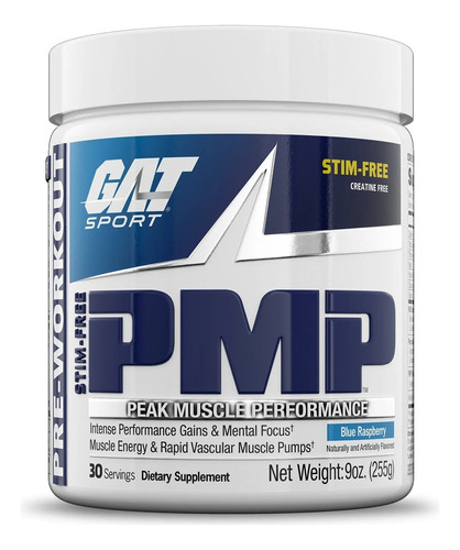 Pre Entreno Gat Nitraflex Pmp 30 Servicios Sabor Mora Azul