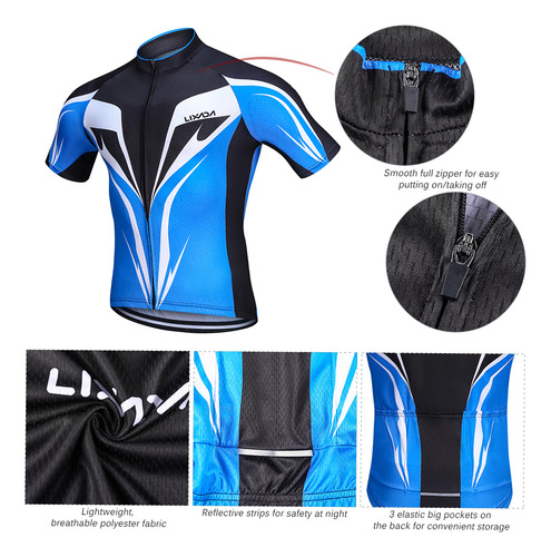 Conjunto De Jersey Ciclista Para Hombre, Transpirable, De Se