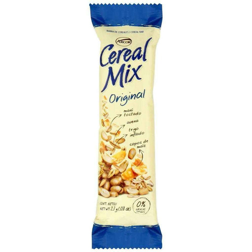 Imagen 1 de 1 de Barra Arcor Cereal Mix  sabor original 23 g