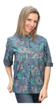 Comprar Camisa De Jean Gap Estampada M\u002Fc Importada Talles Divina