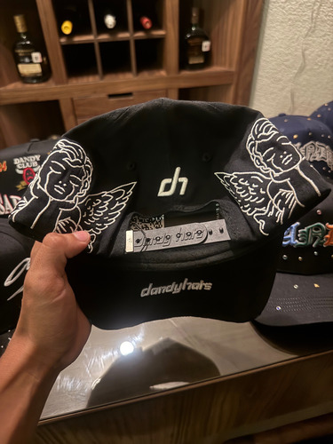 Gorra Dandy Hats Los Ángeles, Original Negro Único Lisa
