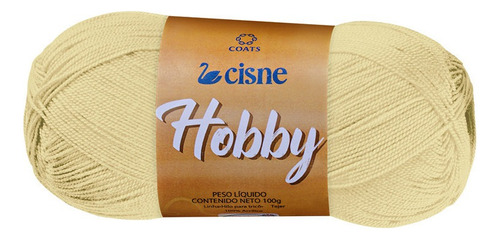 Hilo Para Tejer Cisne Hobby X 5 Ovillos - 500gr Por Color Color Amarillo Pastel 00242