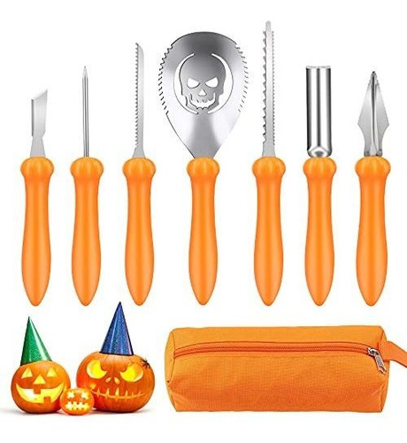 Kit De Talla De Calabaza,helloween Decoraciones De 9wy4 N