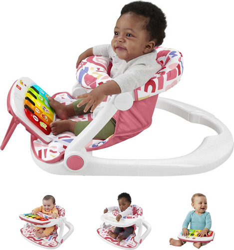 Fisher-price Kick & Play Pink Silla Piso Musica Luces Bebe
