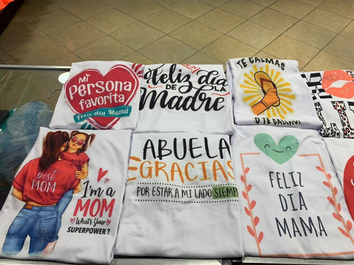 Franelas Día De Las Madres 30$ La Docena